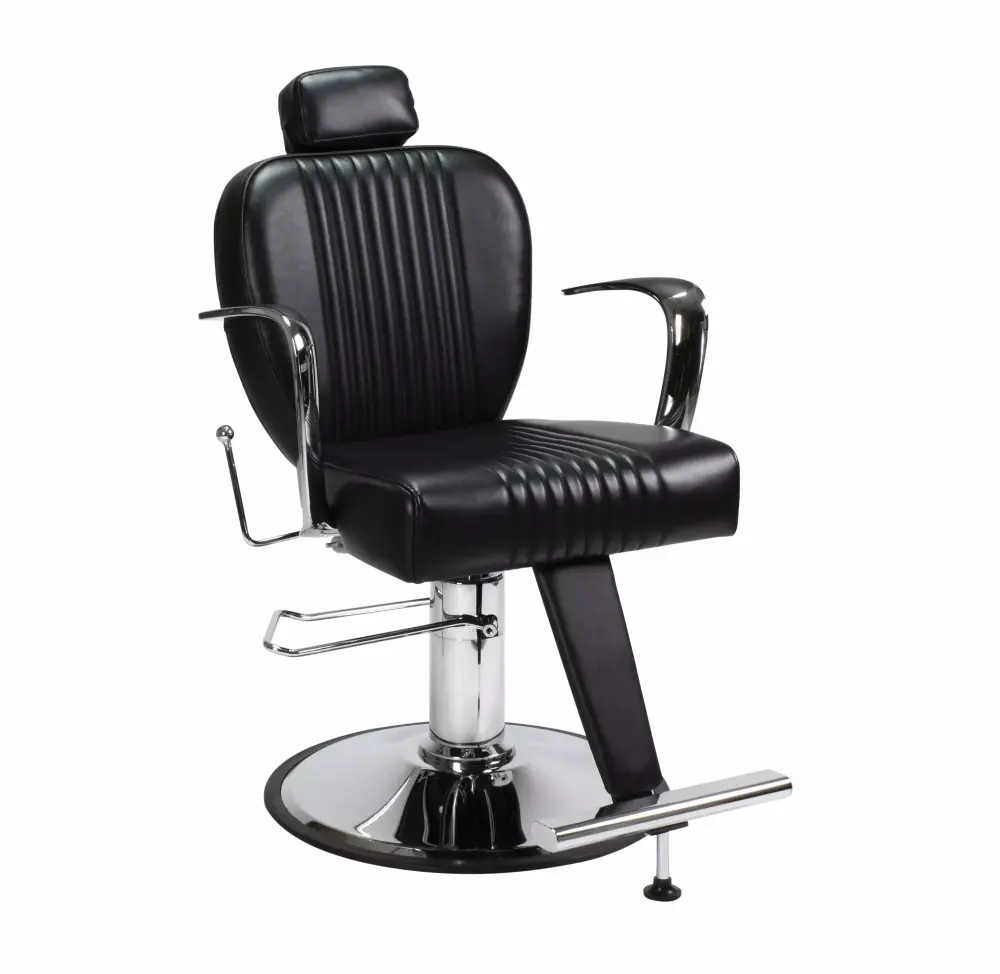 Beauty Salon Styling Chair Black Austen All Purpose Salon Furniture Barber Chair
