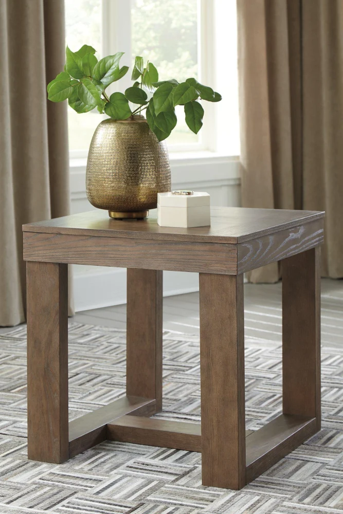 Cariton End Table Set - Pair of Matching Nightstands with Drawers
