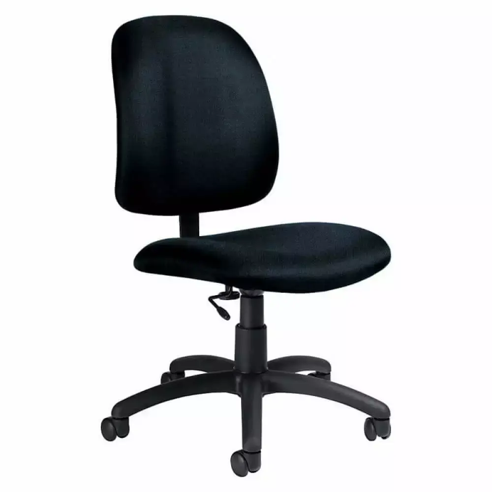 Goal Task Armless Office Chairs for Compact Workspaces