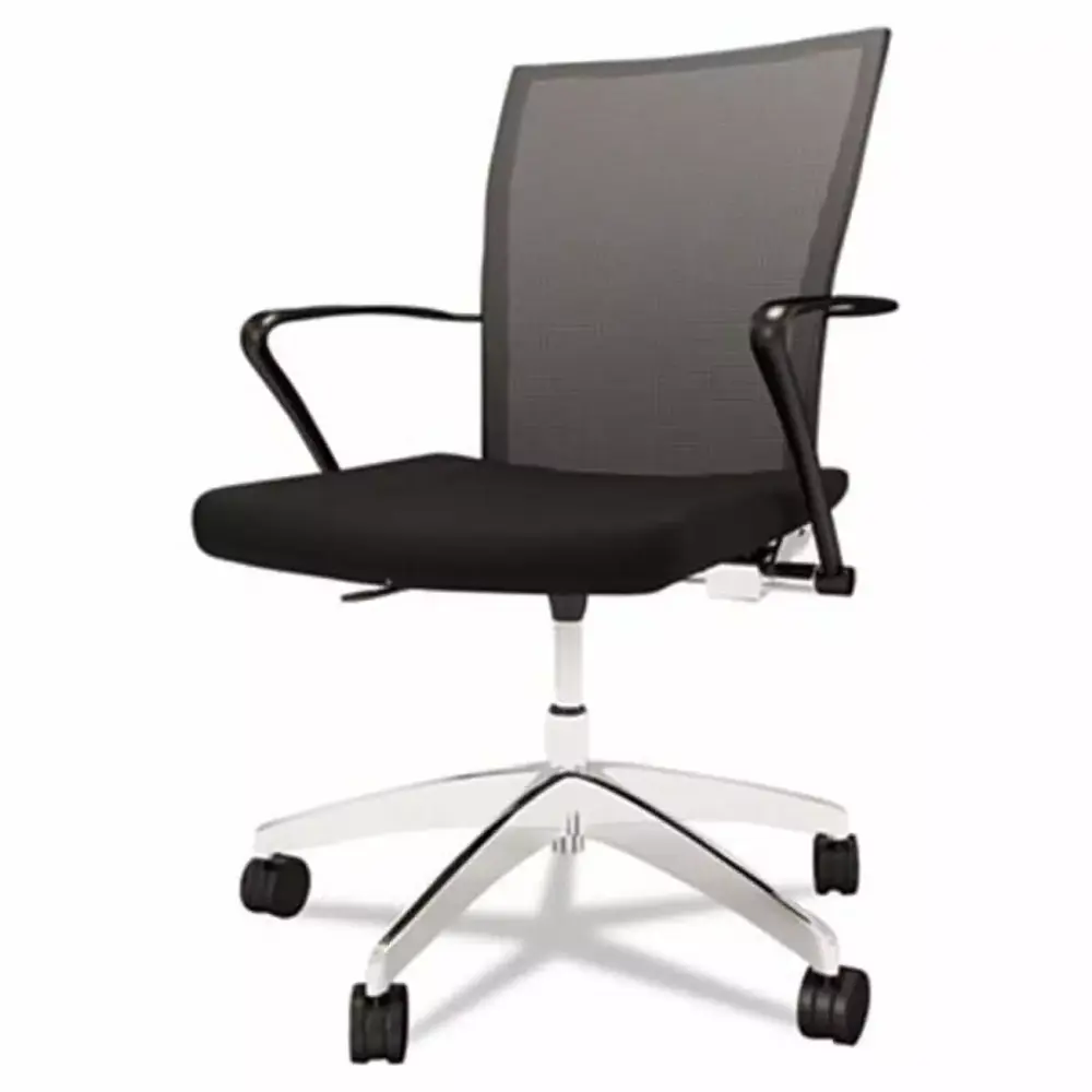 Mayline Valore Series Mesh Back Task Chair in Black - Ergonomic Office Seating