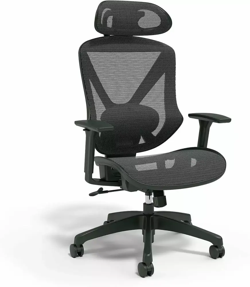 Staples Dexley Ergonomic Mesh Swivel Task Chair Black