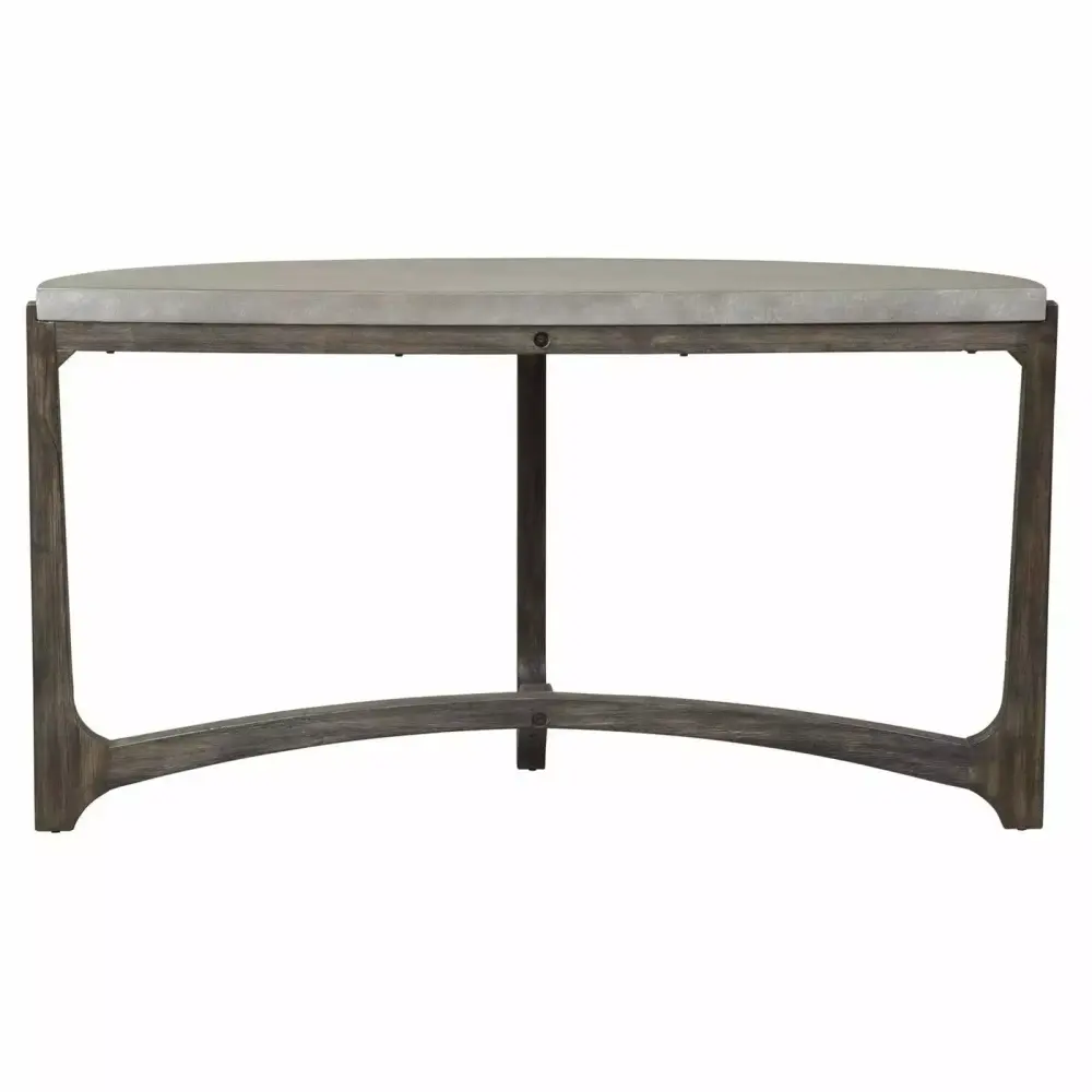 Cascade Dark Brown Sofa Table for Living Room or Behind Couch