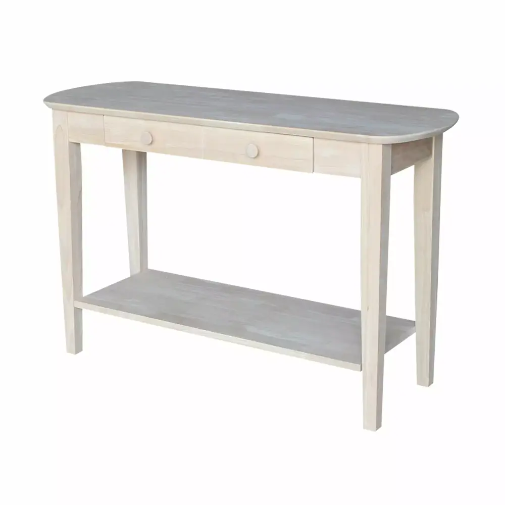 International Concepts Unfinished Phillips Oval Sofa Table DIY Project