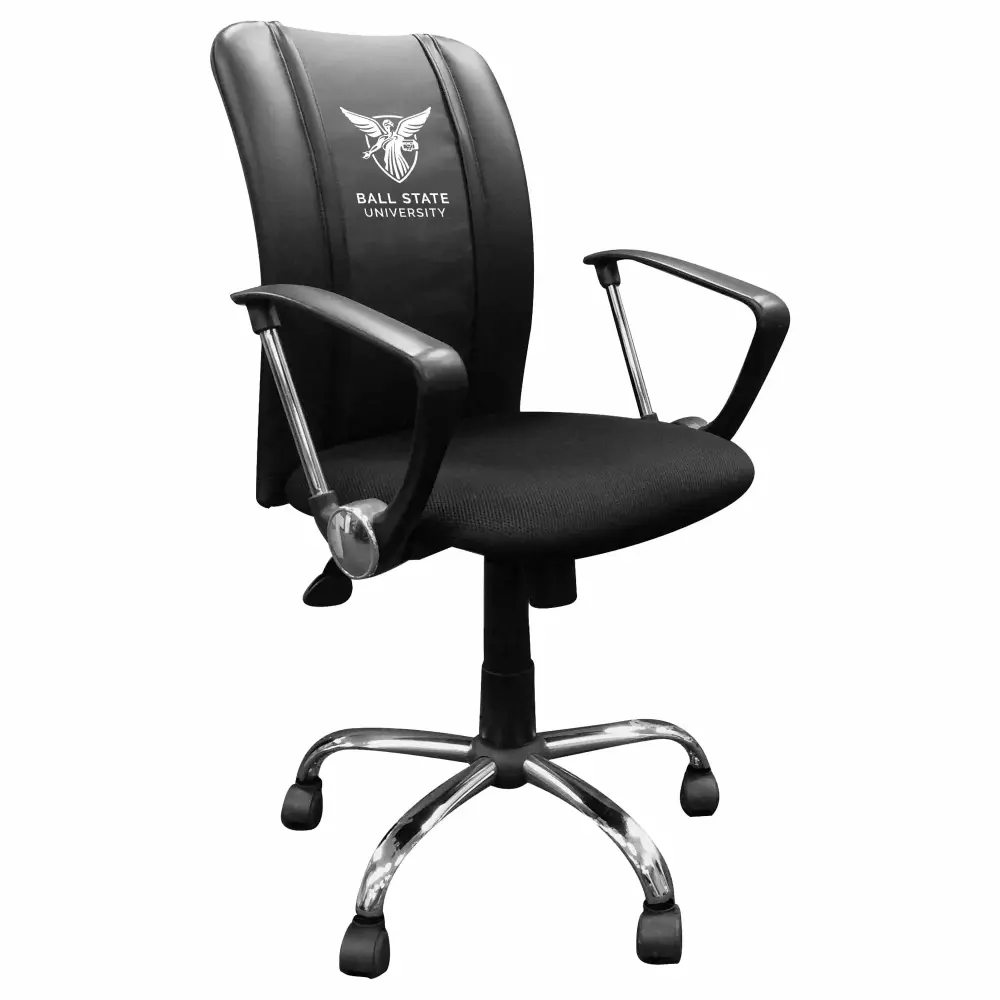 Ball State University Curve Task Chair with Zipper System for Comfort