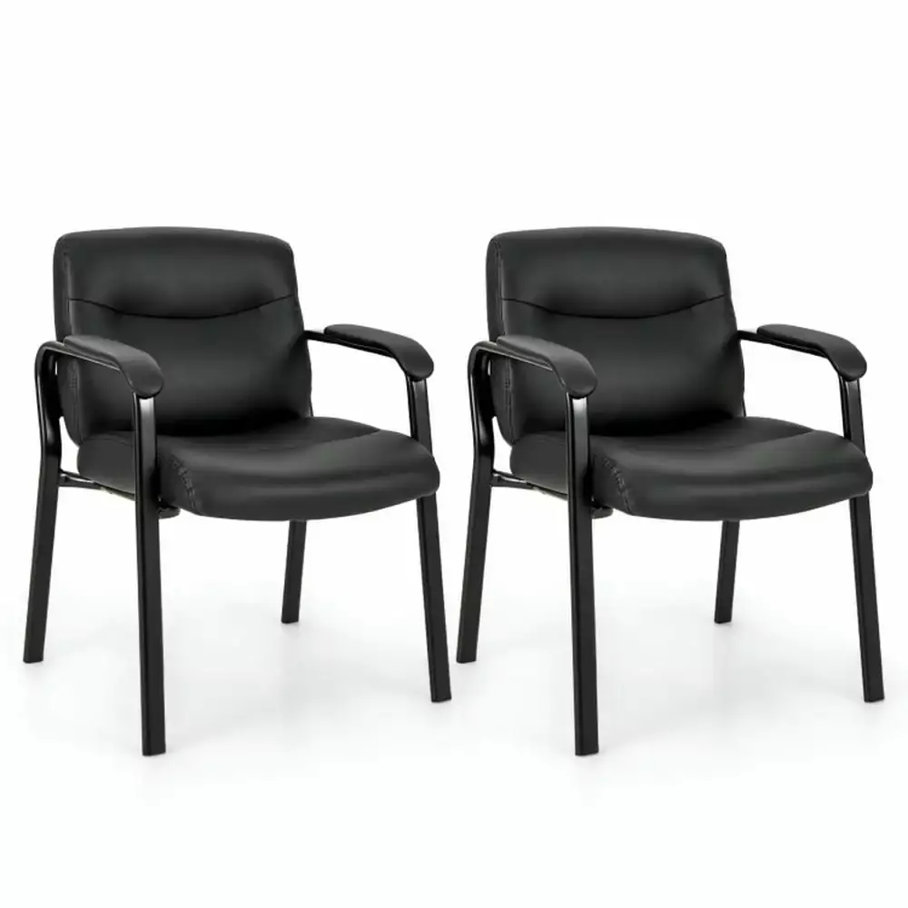 Canddidliike Waiting Room Chair Set of 2 No Wheels for Home Office