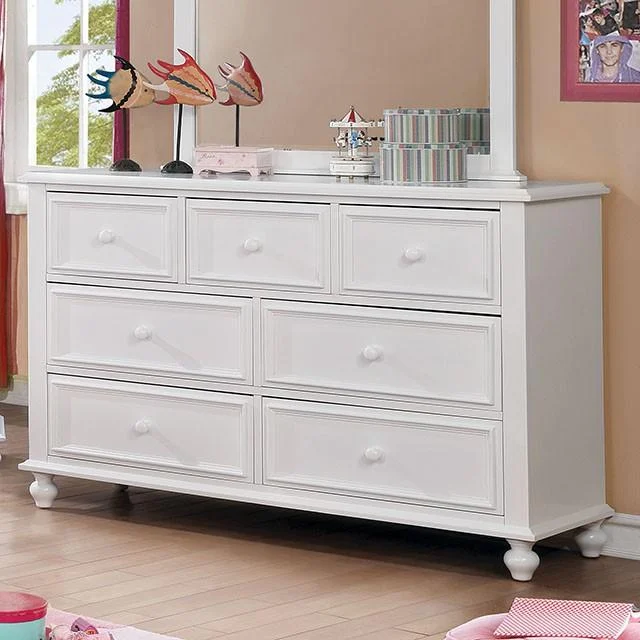 Olivia White Dresser Modern Bedroom Furniture