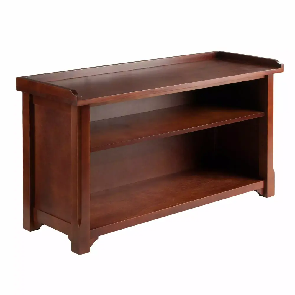 Wood Storage Bench for Entryway Hallway or Living Room