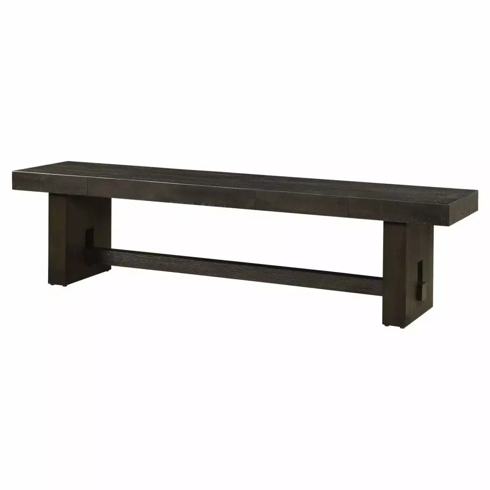 ACME Haddie Bench in Distressed Walnut
