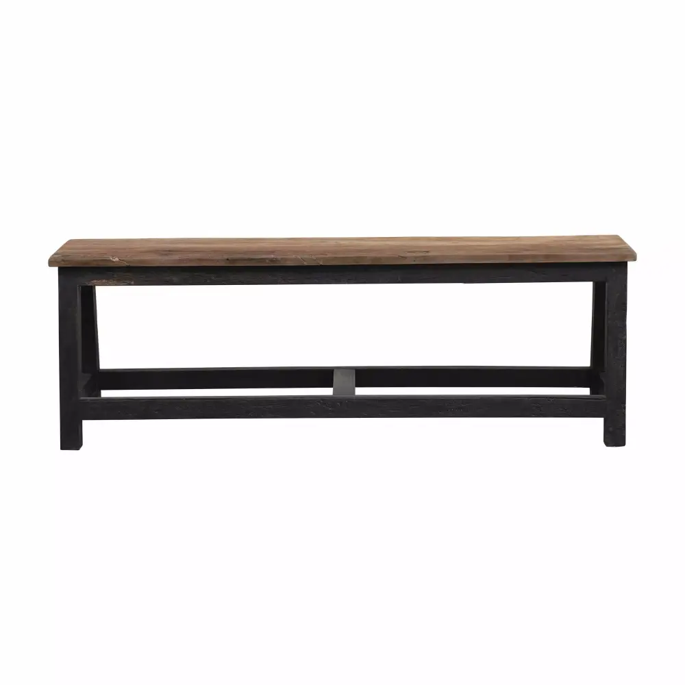 Creative Co-Op Reclaimed Wood Bench in Natural Finish for Rustic Decor