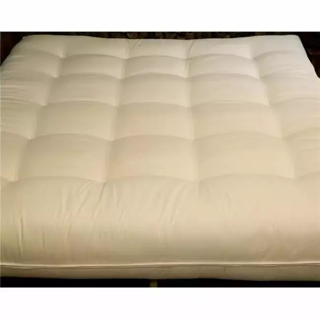 Naturally Sleeping CCF-11-T Twin Size Luxury Wool Futon Mattress Mattress Only