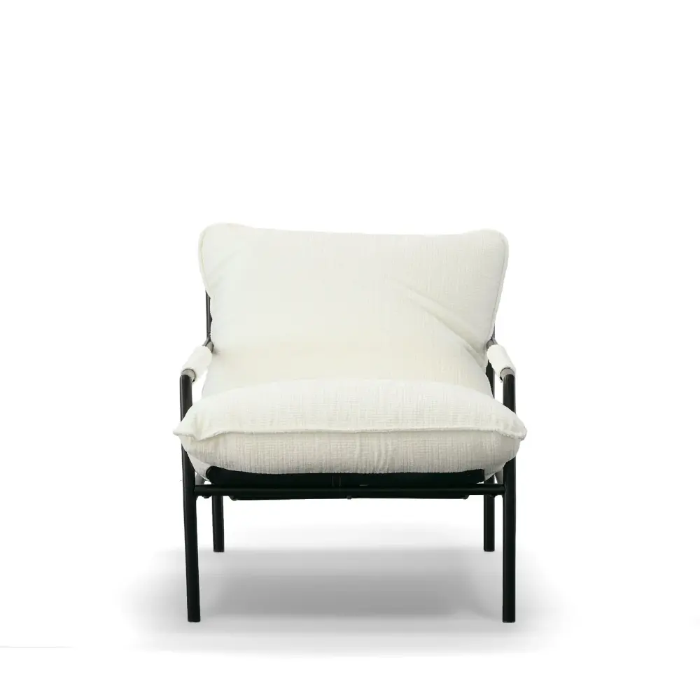 Modrest Calumet - Present-day White Accent Chair