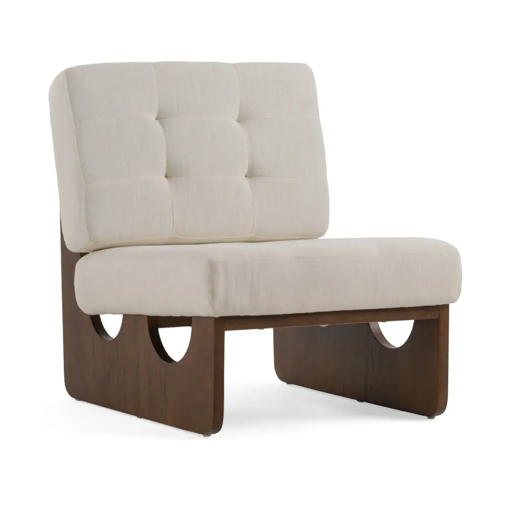 Modrest Kaylie - Contemporary Off Snow Accent Chair