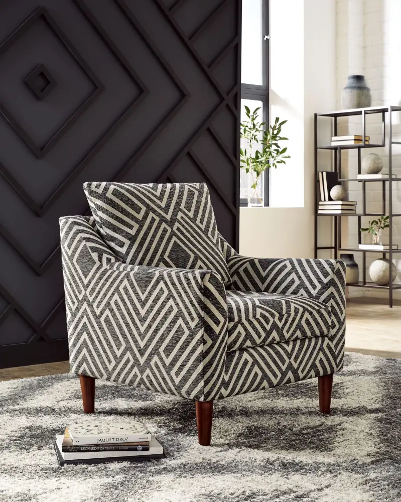 Morrilton Next-Gen Nuvella - Accent Chair - Genuine / Charcoal | Rustic Finish