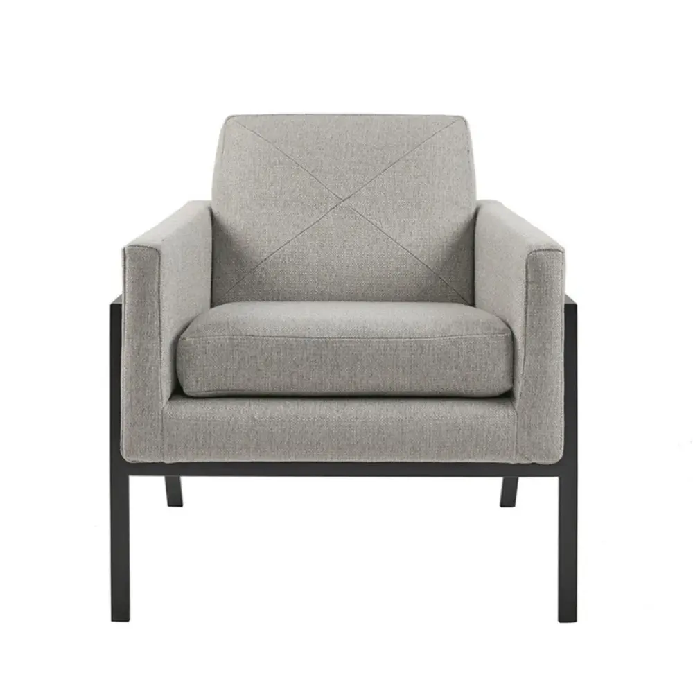 Solid Wood Brayden - Accent Chair - Charcoal
