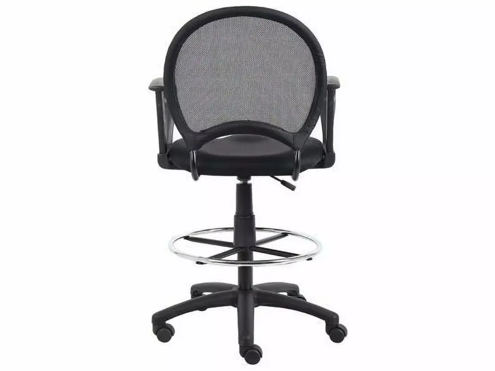 Boss Office Mesh Drafting Chair Loop Arms Adjustable Height Stool Workstations Boss Office Products