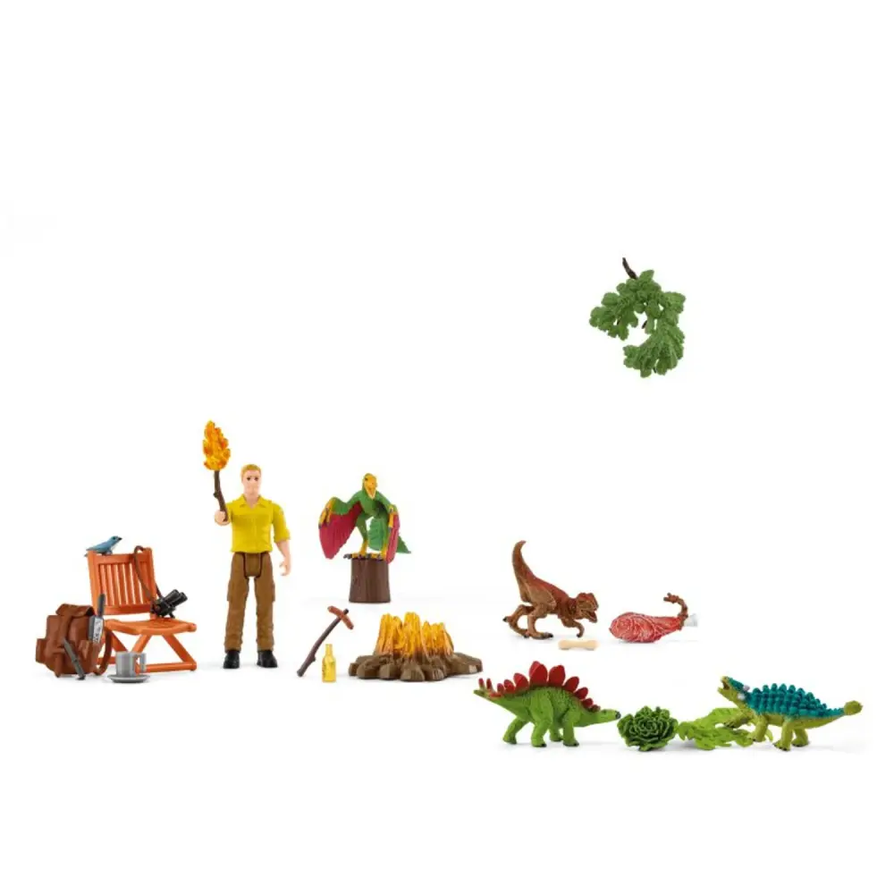 Festive Holiday Advent calendar dinosaurs Schleich Dinosaurs