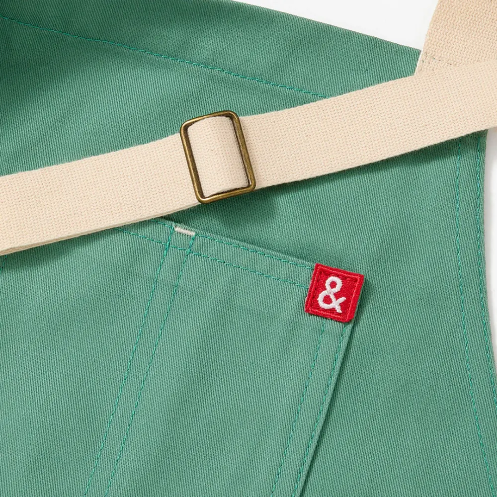 Essential Apron - Julep Sage Fray-Resistant Hem