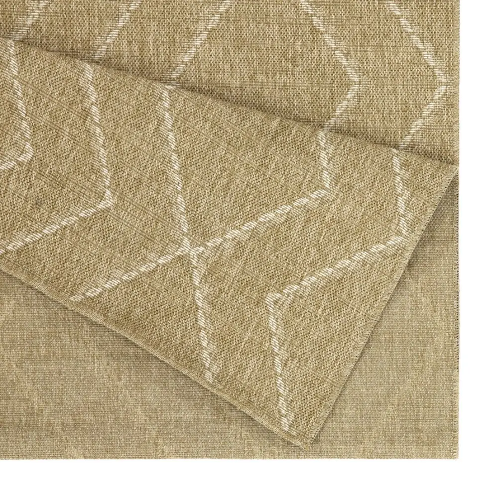 Earth - 5'3" X 7'3" Indoor, Outdoor Area Rug - Jute / Snow