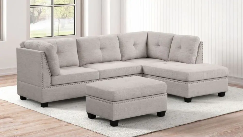 Sienna 2-Piece Sectional – Comprises Free TV or Area Rug