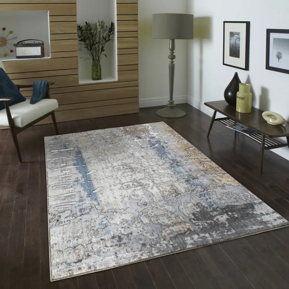 Textures - GC_ART2001 Area Rug - 5x8 Feet