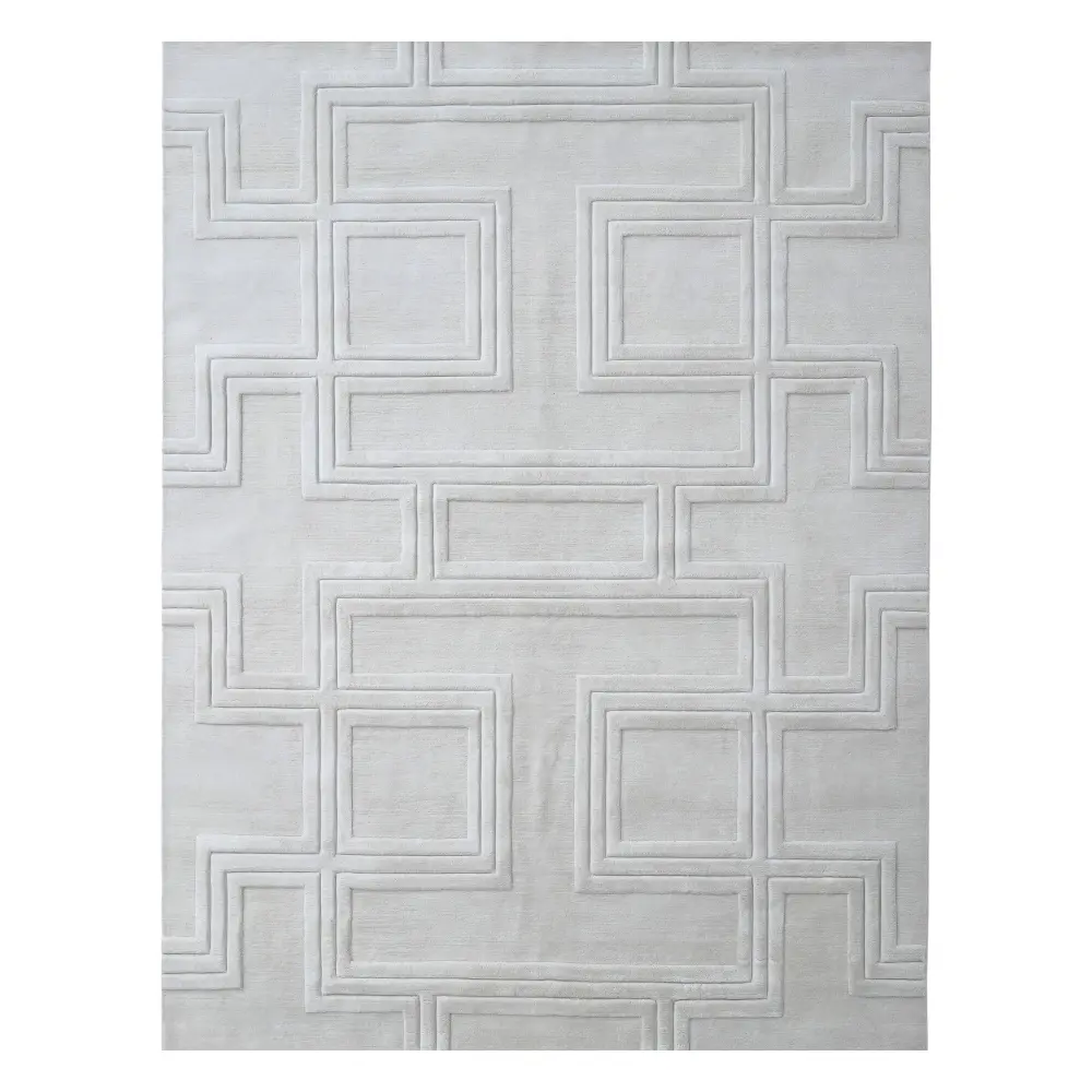 Uniform Wool Art SIlk Blend Rug - 8' x 10'