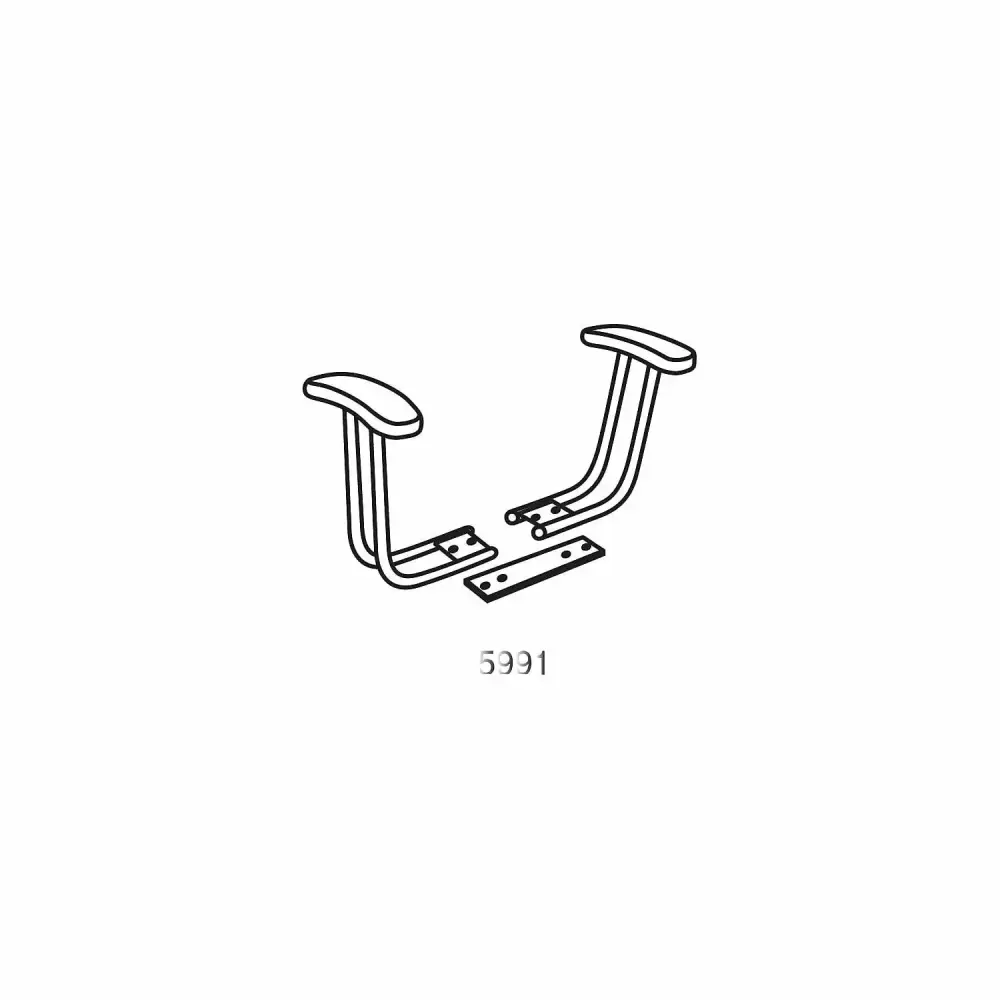 HON 5991T Arm Kit Replacement ComforTask 5900 Series and ValuTask 5831 Chairs