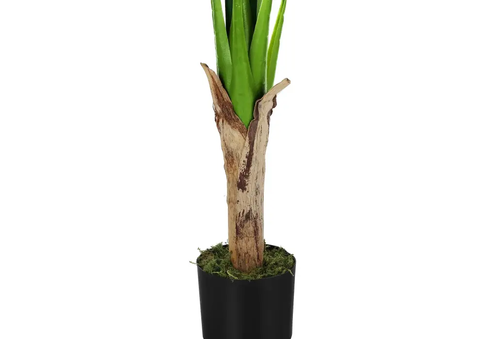 43" Tall, Artificial Plant, Banana Tree, Indoor, Faux, Fake, Floor, Greenery, Potted, Real Touch, Decorative - Olive / Black