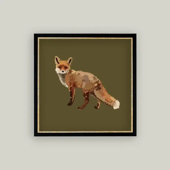 Custom Text Fox Closeup