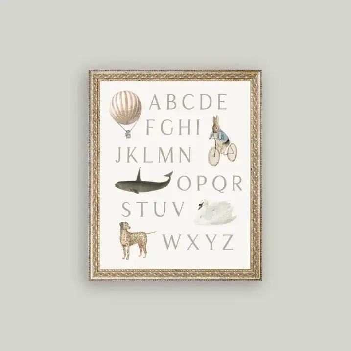 Gallery Style Alphabet Classic Art