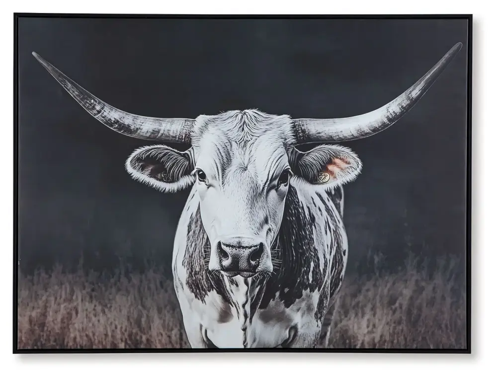 Harlandale - Wall Art - Ebony / White / Brown