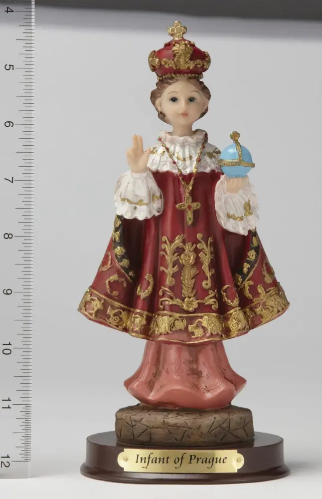 8" Infant Prague Statue - Hand Painted