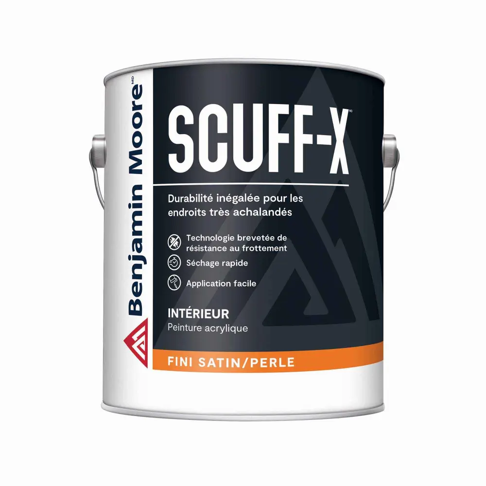 Interior Latex Paint Scuff-X Satin Base 1, 3.79 L