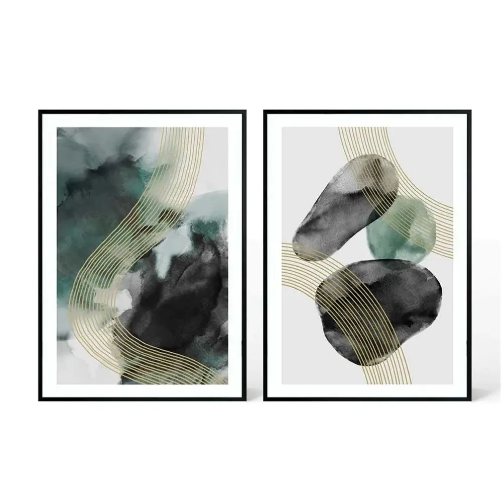 Signed Artist Abstract Wall Art - Design 40