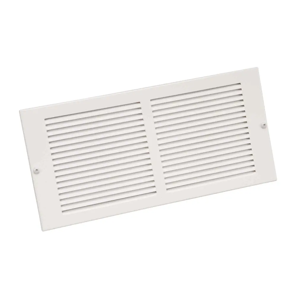 Steel Sidewall Return Air Grille Painted Pearl, 10" x 4"