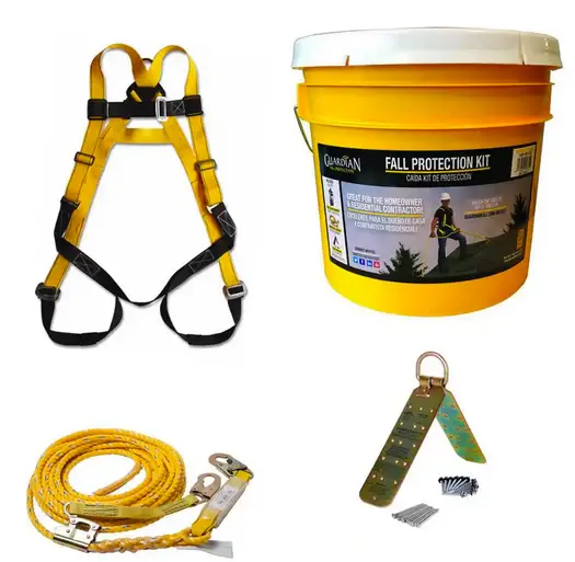 Guardian Fall Protection Rooftop Reliable Tie Bucket Kit