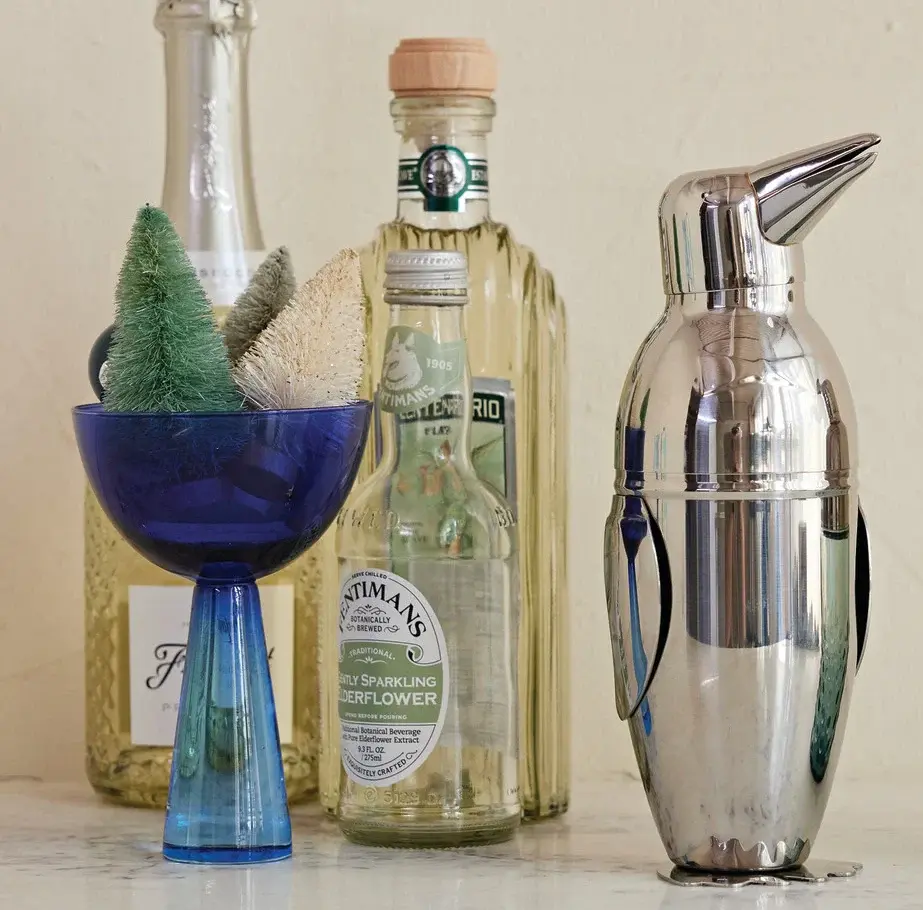 Stainless Steel Penguin Shaped Cocktail Shaker