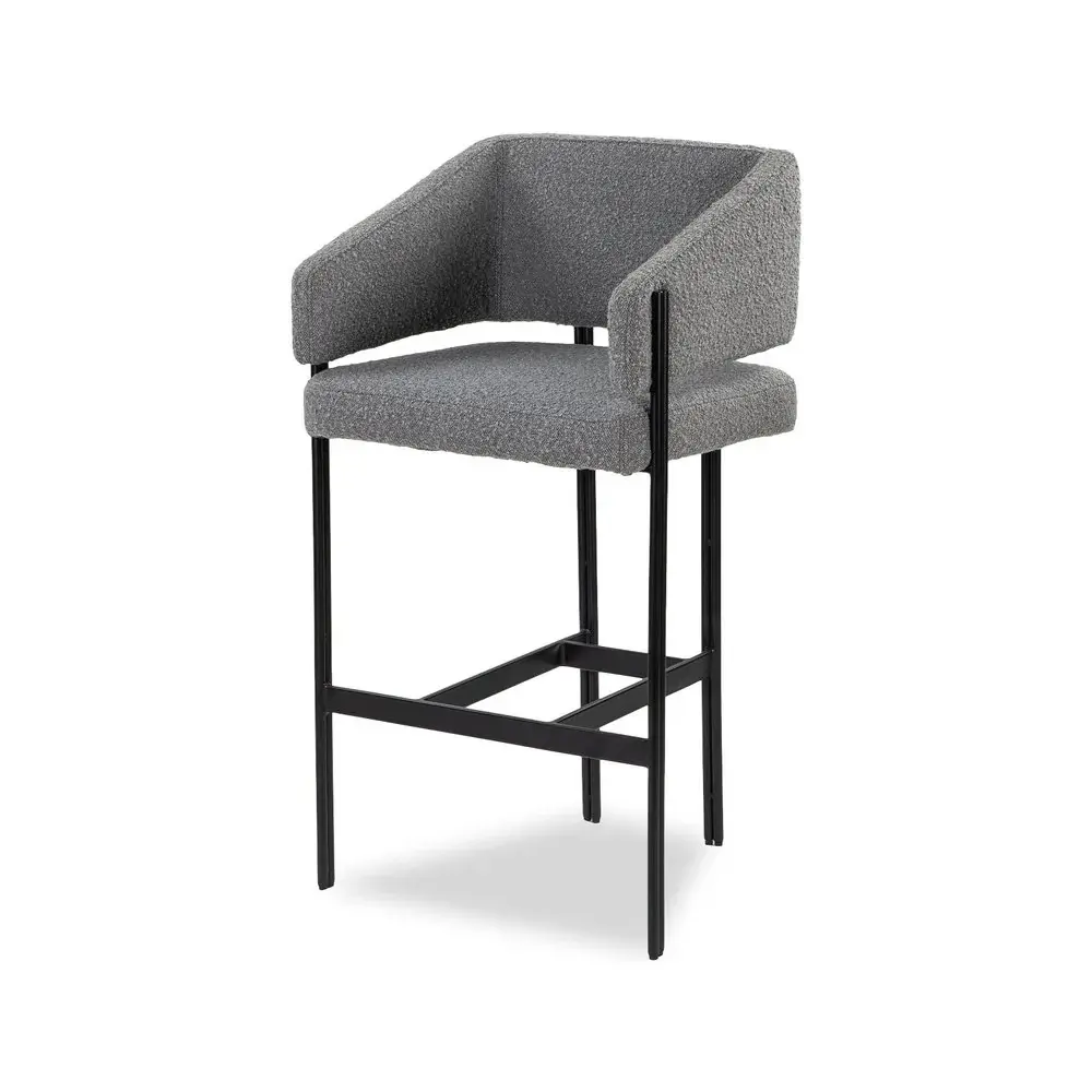 Tatler Bar Stool - Boucle Grey