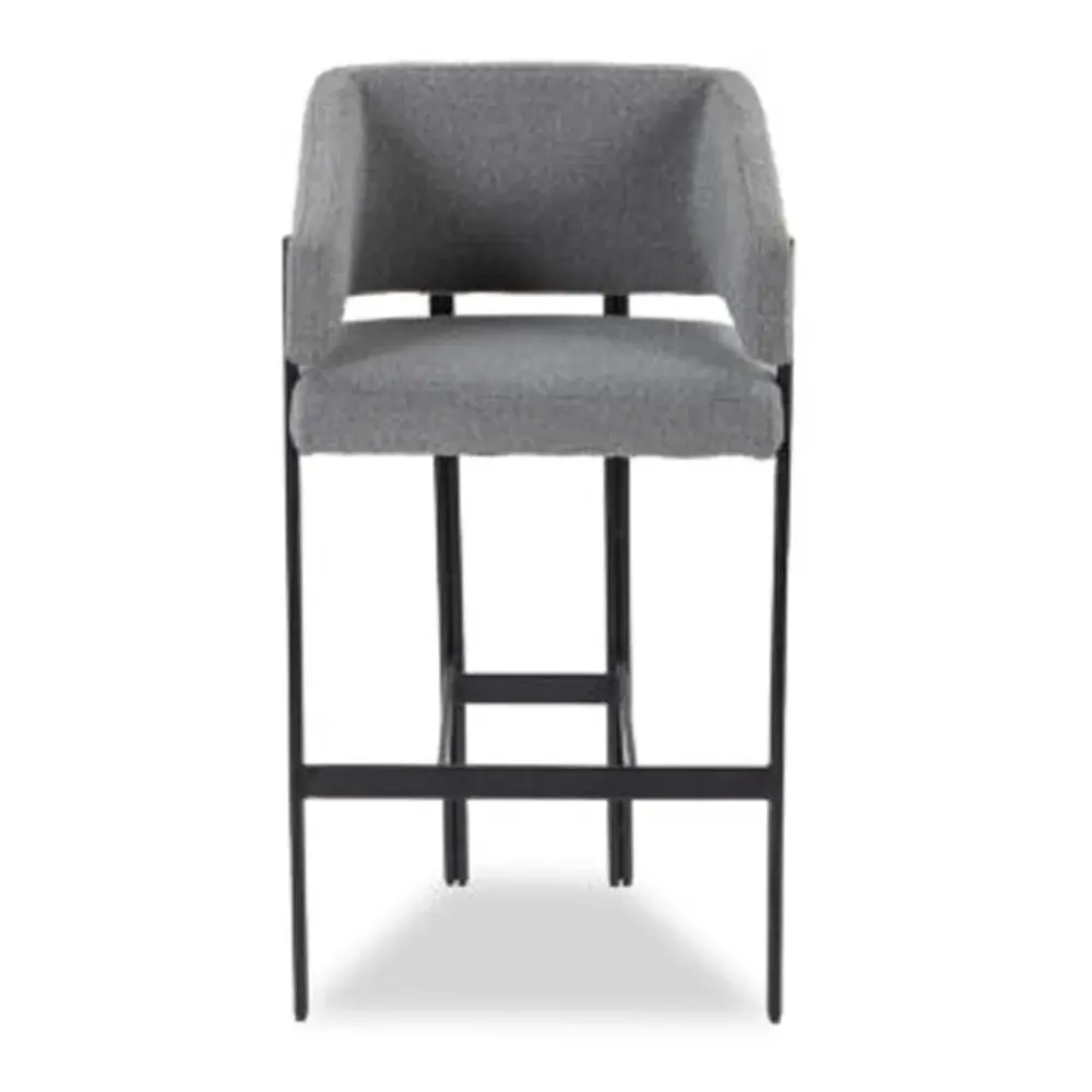 Tatler Bar Stool Boucle Grey | Outlet
