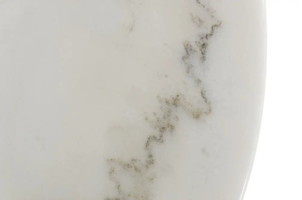 Modrest Fairway - Glam Snow Marble and Brushed Gold Bar Table