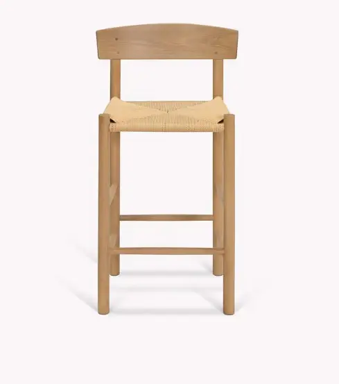 Backlit Glass Longworth Bar Stool Back - Unadulterated