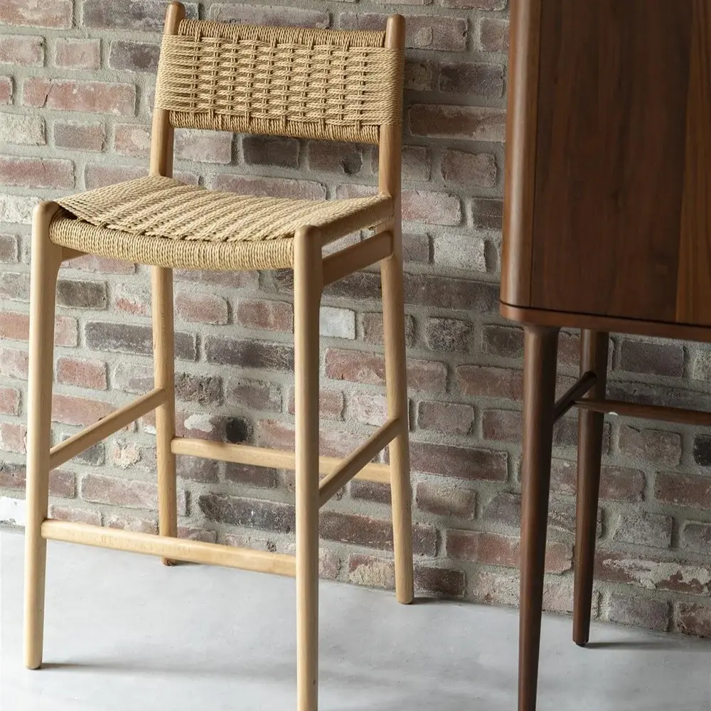 Cecile Counter Stool - Real Glass Holder