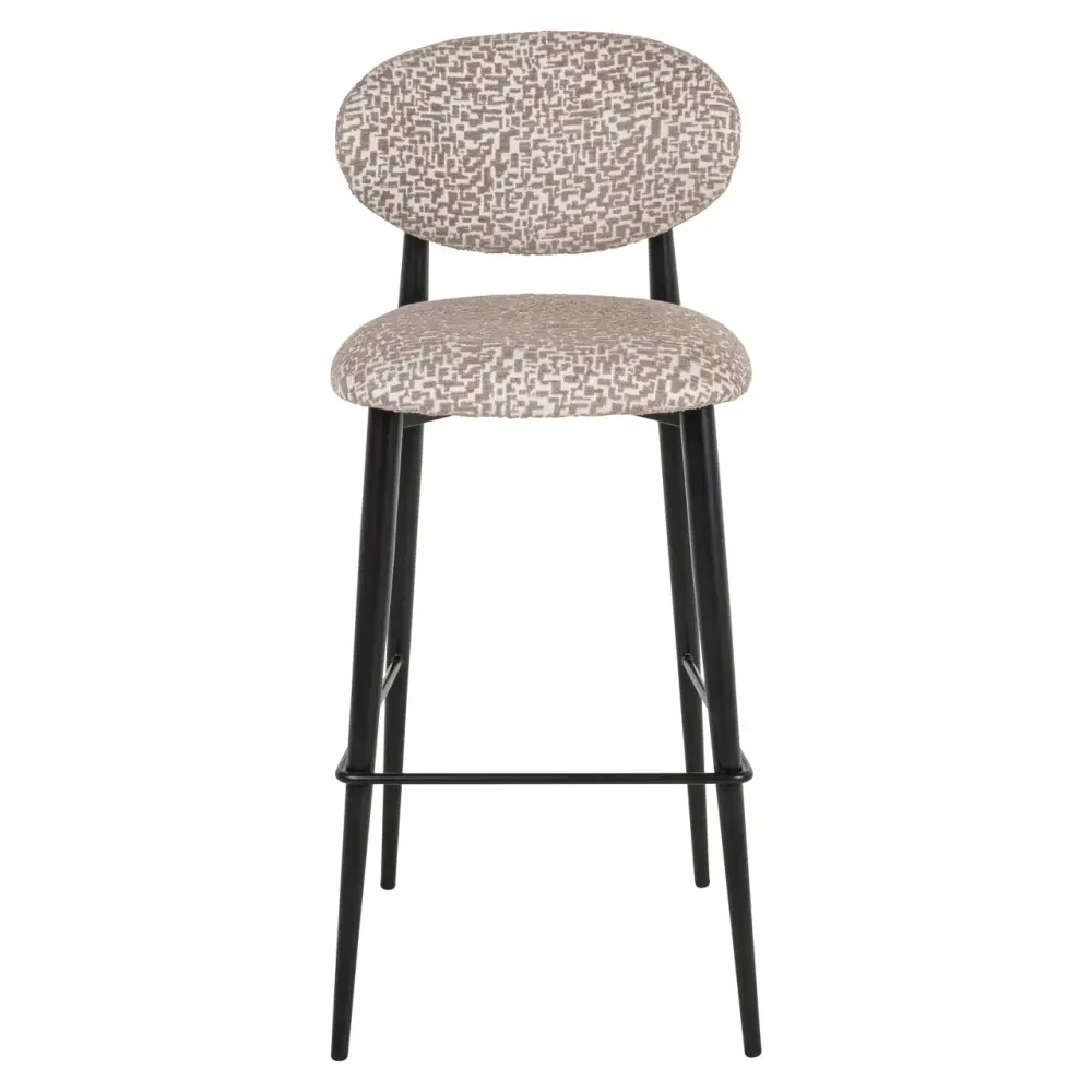 Dantes Geometric Bar Stool - Genuine Sturdy Construction
