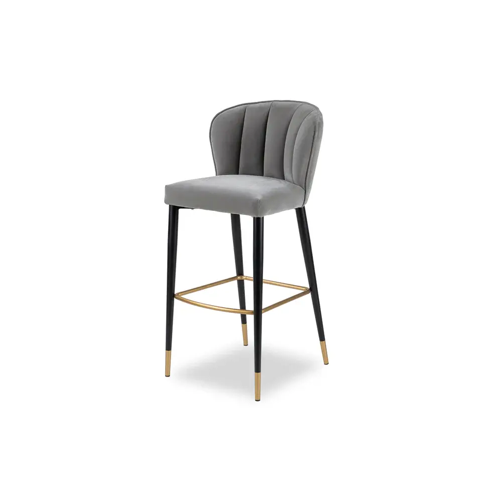 Maya Bar Stool - Kaster II Anchor Grey