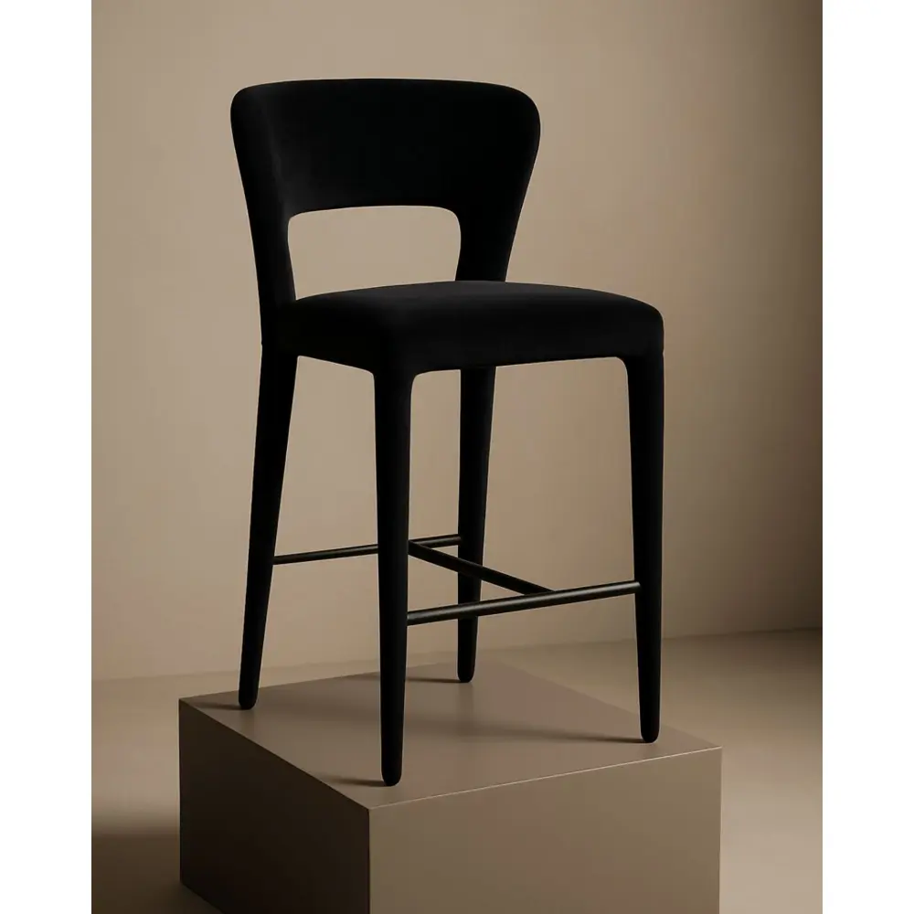 Pari I Bar Stool - Midnight Vanity Vintage Design
