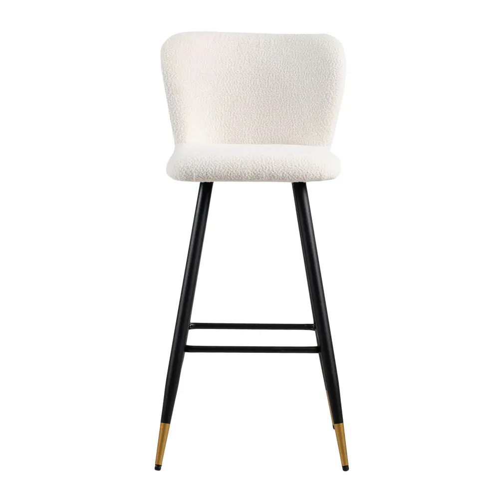 Today's Style Barstool, Tipped Ends, Suitable Various Decoration Styles - White