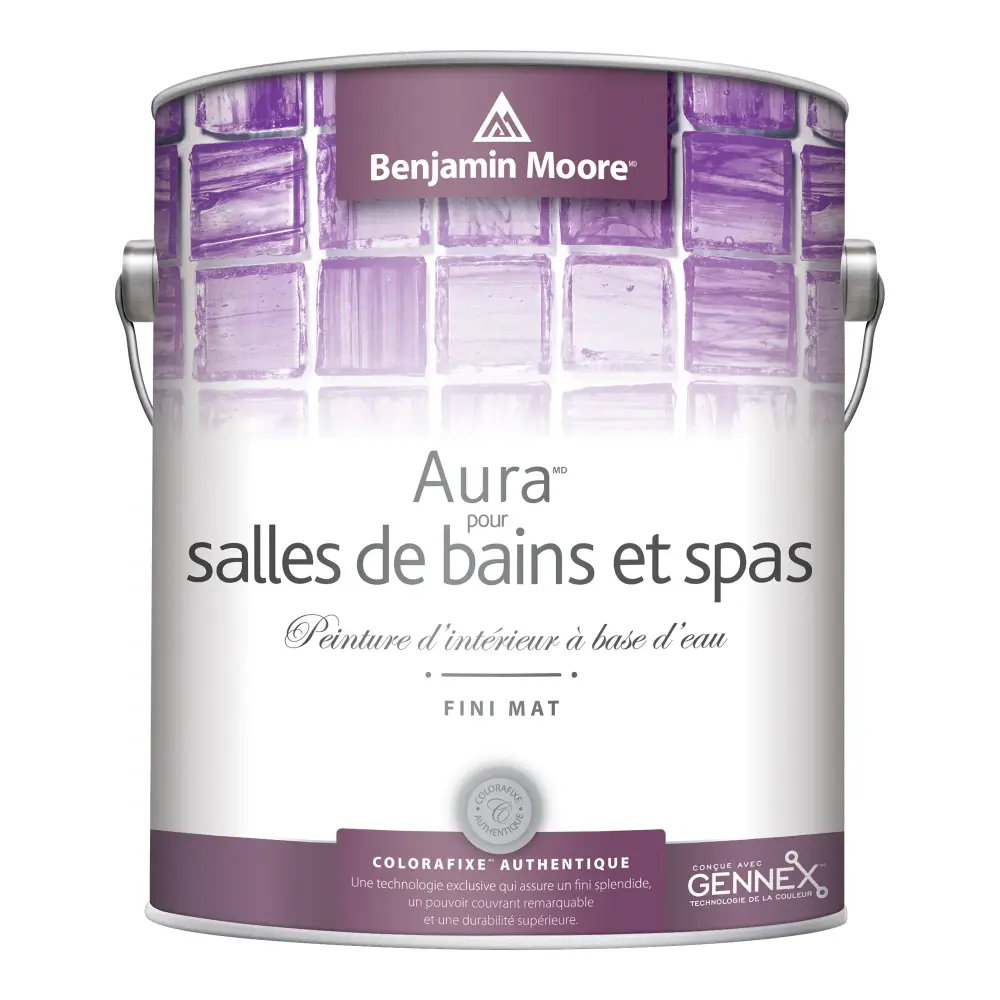 Aura Bath and Spa Waterborne Interior Paint Soft-touch Finish, Colour Lock, Base 1, 946 ml