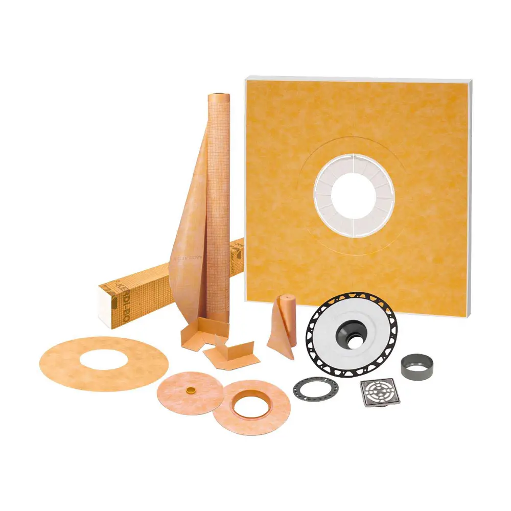Kerdi Complete Shower Kit, 48" x 48"
