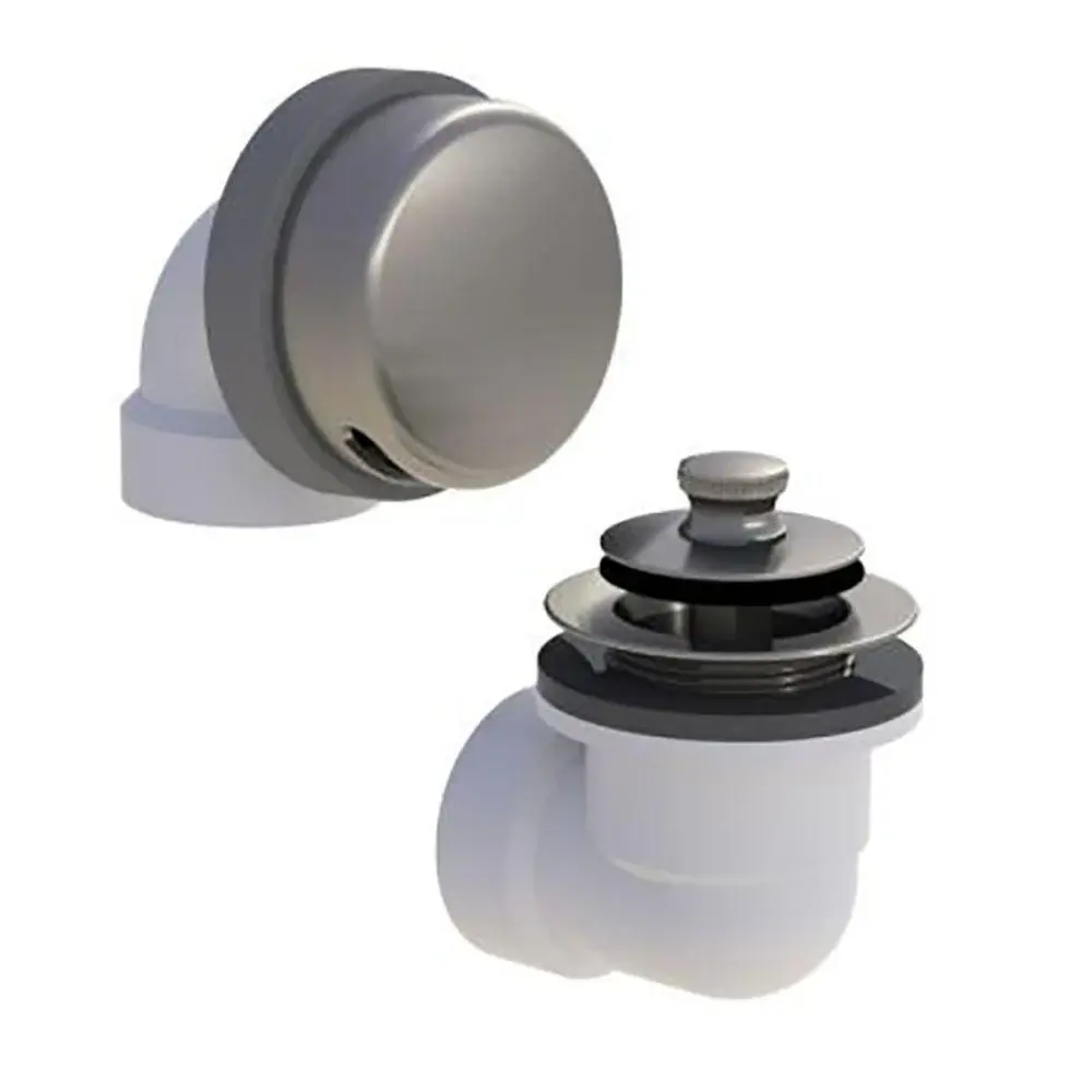 PVC PUSH PULL CHROMIUM BATH TUB STOP