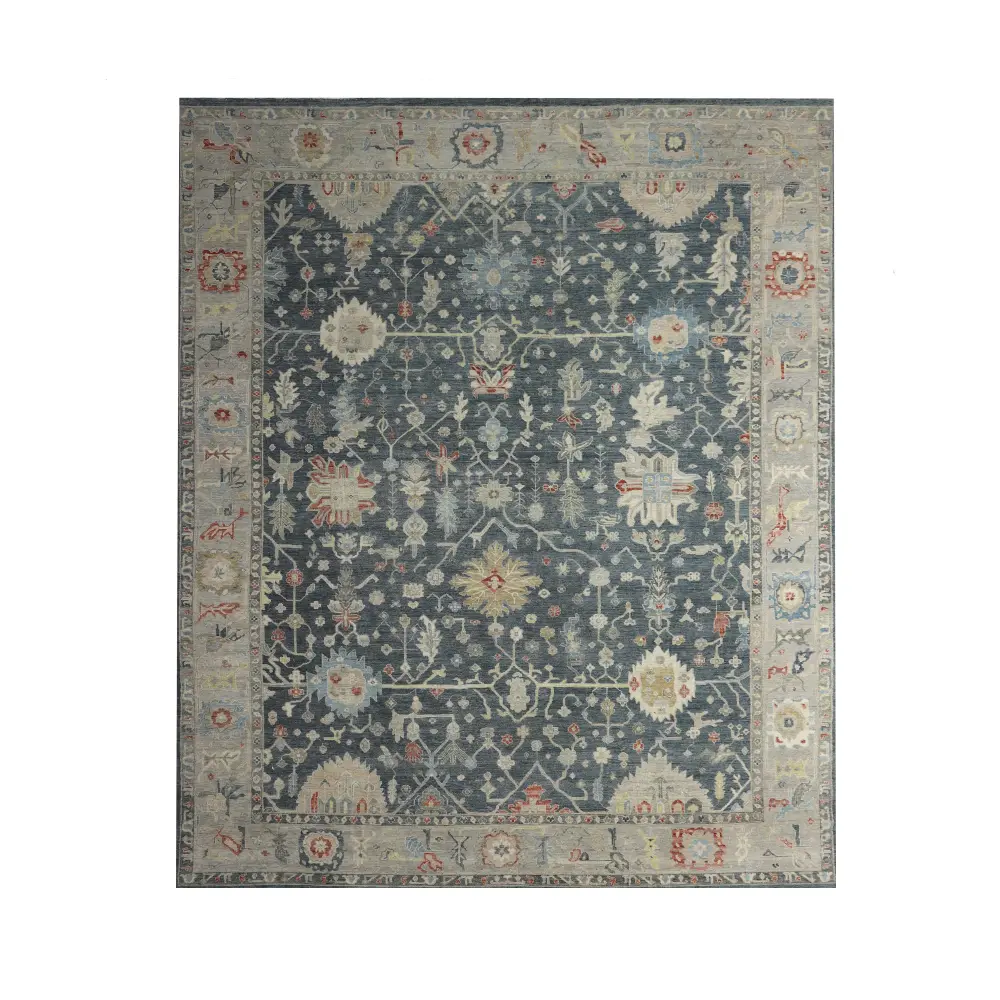 Blue Traditional Wool Rug