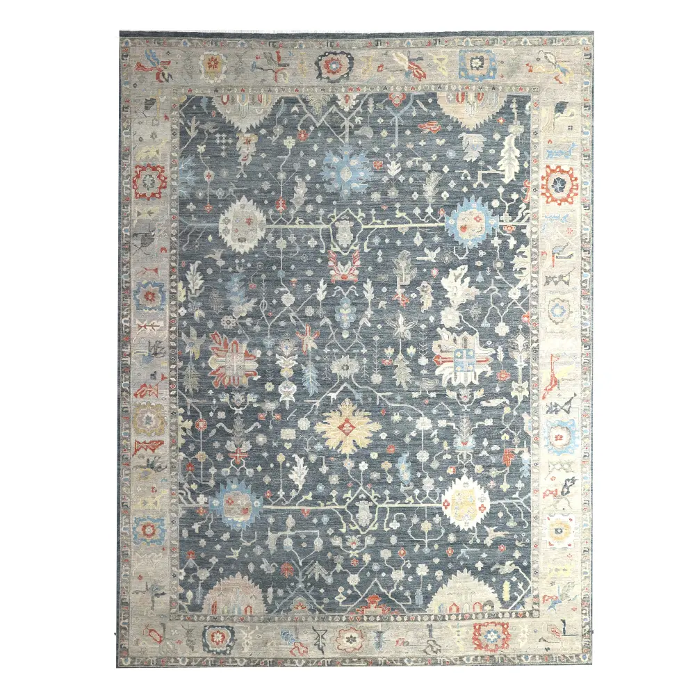 Blue Traditional Wool Rug